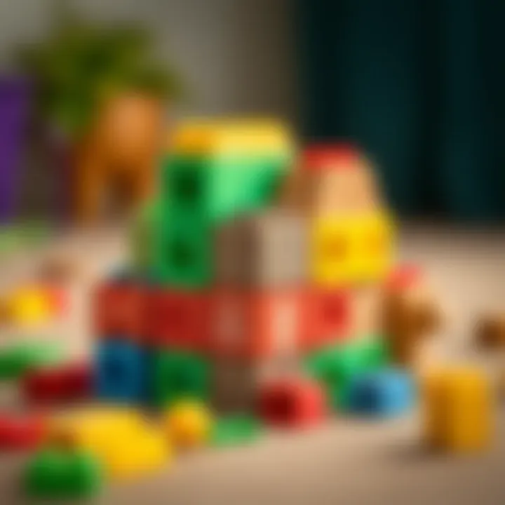 Interactive building blocks for small hands