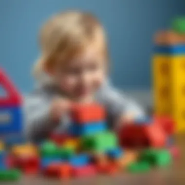 Creative play with building blocks
