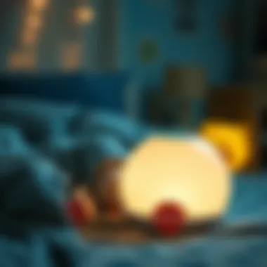 Fisher Price white noise machine in use