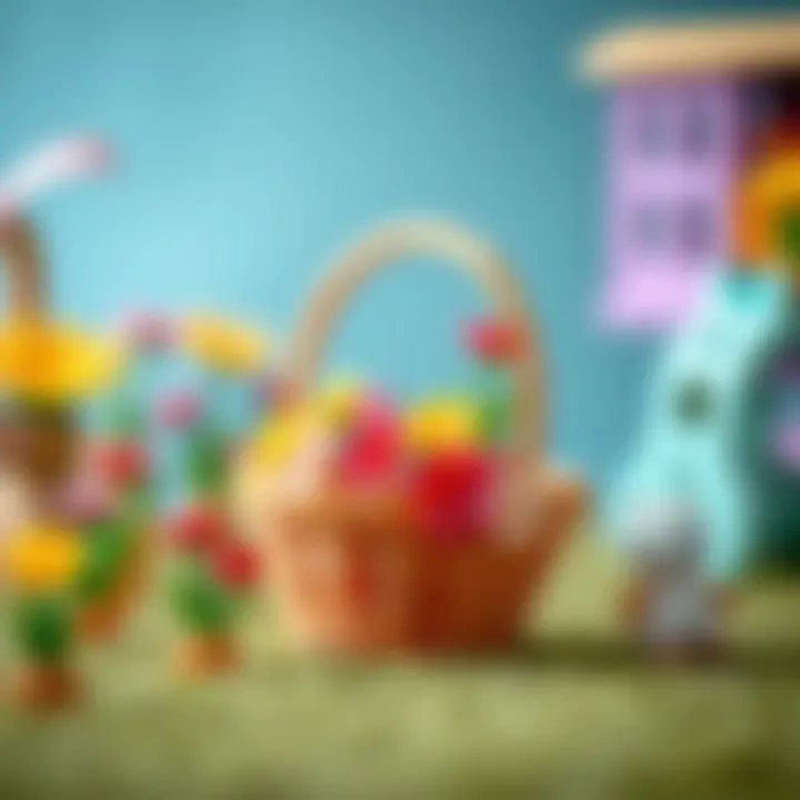 Benefits of Flower Basket Toys Infographic on benefits of flower basket toys for child development