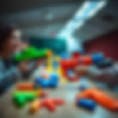 Educational benefits of foam blasters in a classroom setting