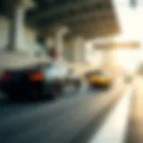 Dynamic racing scene featuring Fast and Furious vehicles