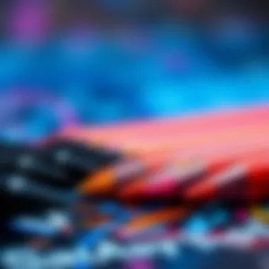 Inspiring imaginations with colorful galaxy pen strokes