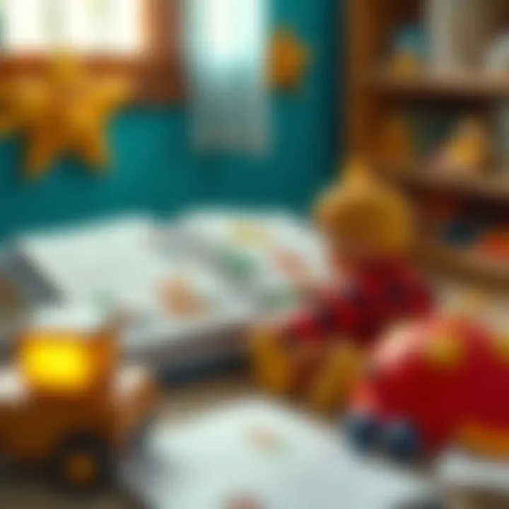 Engagement Through Interactive Pages Interactive pages of a baby book encouraging engagement