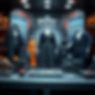 A display of various invisibility cloaks highlighting their pricing and specifications.