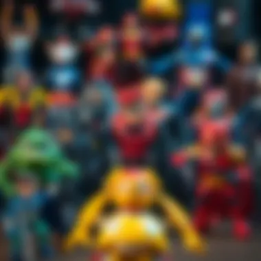 Collection of Jackson Storm toys displayed creatively, illustrating the character's appeal to fans.