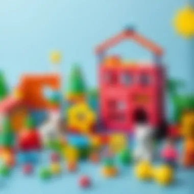 A vibrant assortment of Janjan toys designed for creativity and education