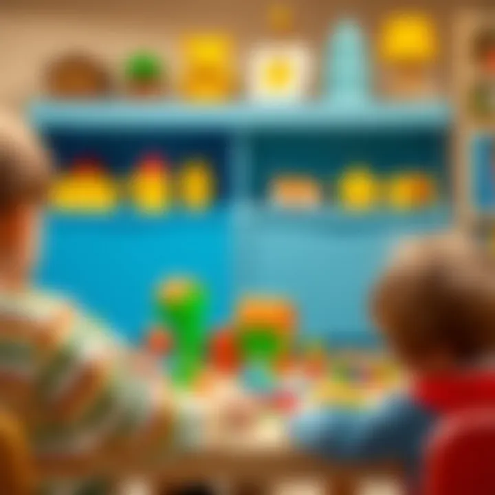 Children engaging with Janjan toys in a playful learning environment