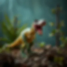 Majestic roaring dinosaur figure from Jurassic World