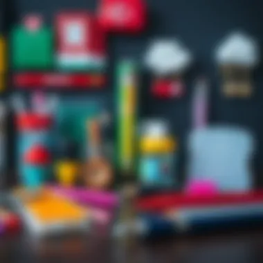 Variety of stylish stationery products