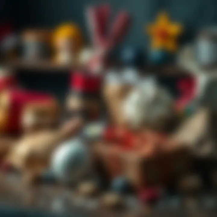 Materials for DIY gift projects