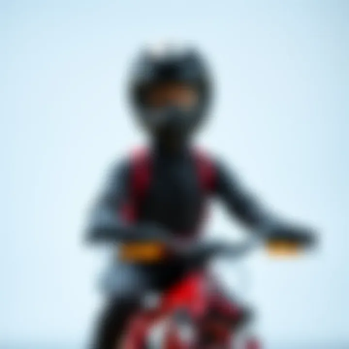 Safety gear for young cyclists