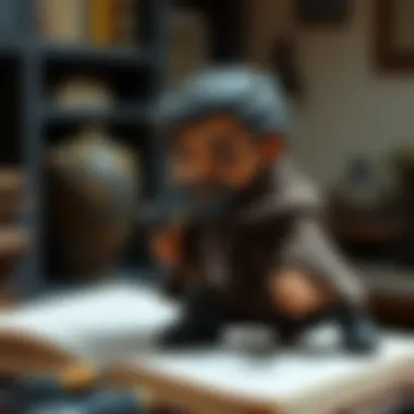 Character development showcased in vibrant illustrations