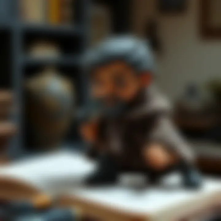 Character development showcased in vibrant illustrations