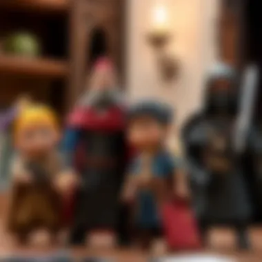 Vibrant characters from Kral Şakir animated series