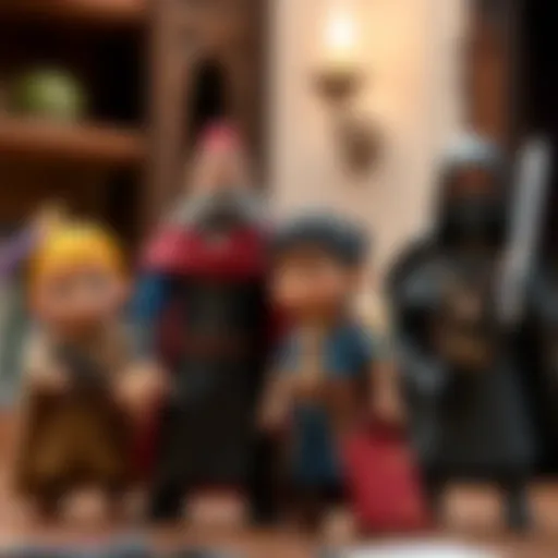 Vibrant characters from Kral Şakir animated series