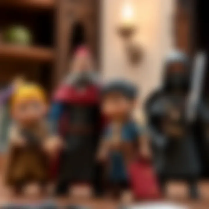 Vibrant characters from Kral Şakir animated series