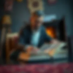 Illustration depicting the main themes of Kral Şakir's new book