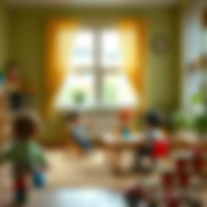 Comfortable learning environment in a preschool setting