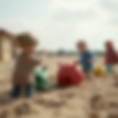 Sandbag activities promoting cognitive skills