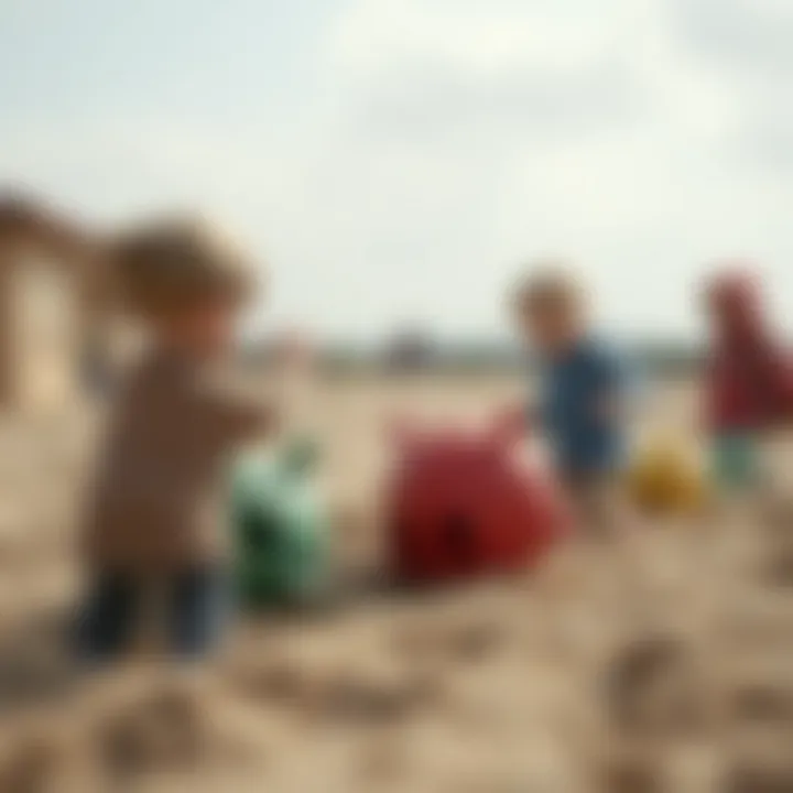 Sandbag activities promoting cognitive skills