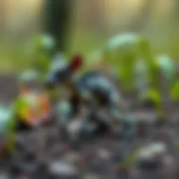 A fascinating tailless animal living in its natural habitat