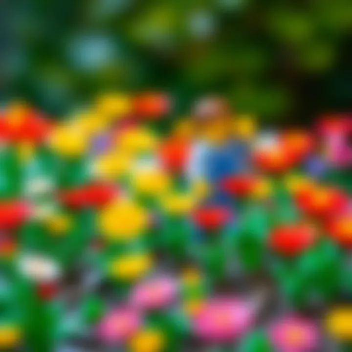 Educational benefits of Lego flower activities