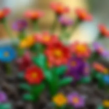 Tips for parents and educators using Lego flowers