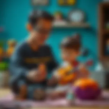 Parent and child bonding through music