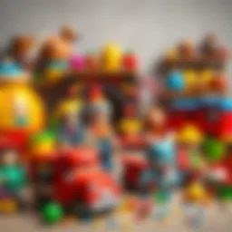 Colorful mala kalem set showcasing creativity