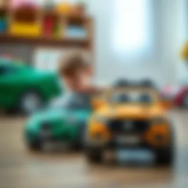 Children playing with MC car toys, emphasizing integration and development