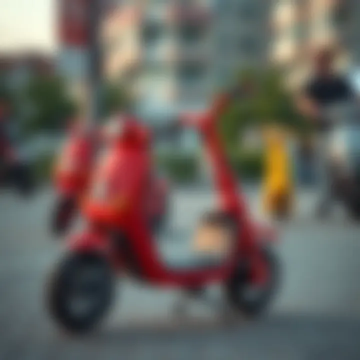 Various Mı scooter models suitable for different age groups.