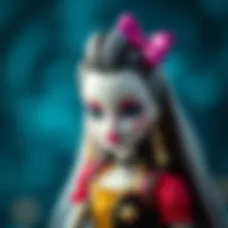 Artistic representation of Monster High dolls showcasing their unique designs