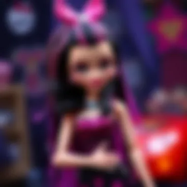 Illustration demonstrating the impact of Draculaura on children's development