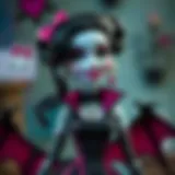 Detailed design of Draculaura showcasing her unique features and style