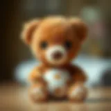 Delightful bear toy that promotes breath awareness in children