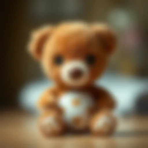 Delightful bear toy that promotes breath awareness in children