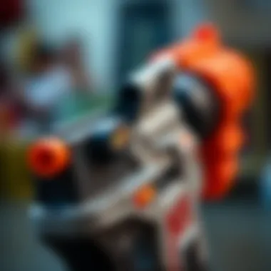 Unique Features of Nerf Gun Models Close-up of a Nerf gun showcasing its unique features