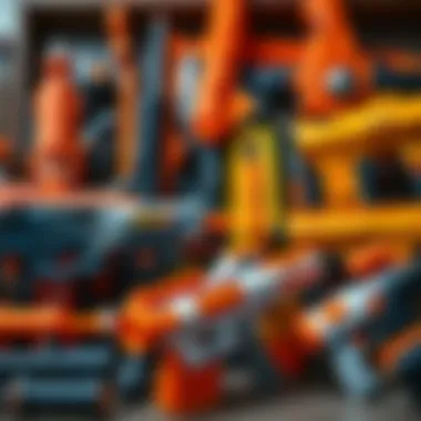Exploring the Variety of Nerf Guns Diverse range of Nerf gun models displayed together