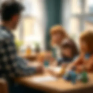 Parents discussing the benefits of alternative education options for their children's development.