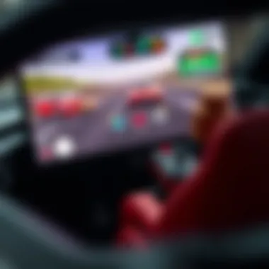 A screenshot of a multi-platform online car game interface, demonstrating accessibility for different age groups and devices.