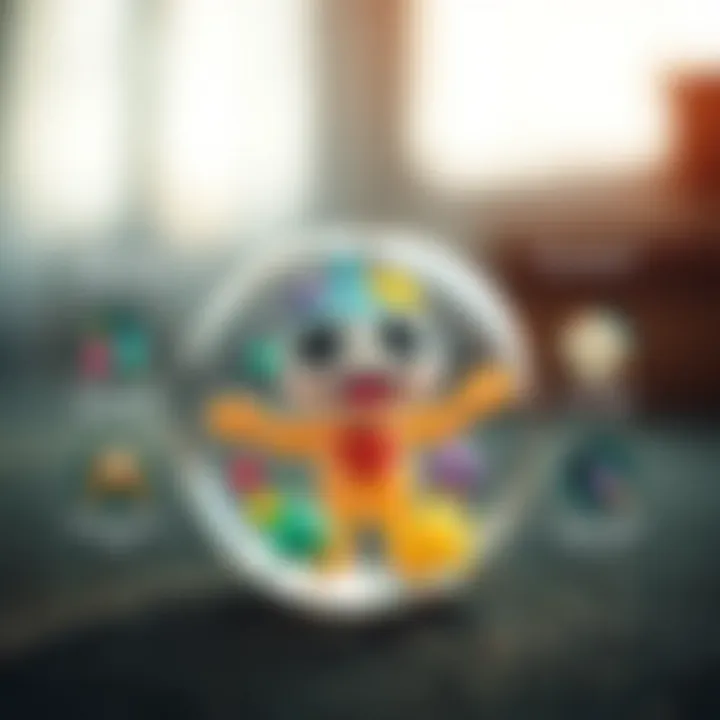 Safety features of Orbeez toy displayed