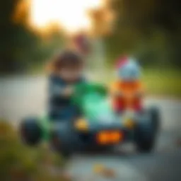 Engaging children with Panda Kart game