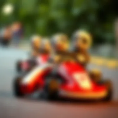 Fun moments during Panda Kart gameplay