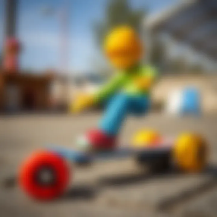 Various toy alternatives to skateboarding