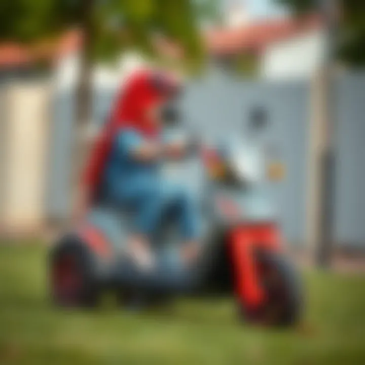 Safe Riding Experience with Pilsan Cool Scooter Children enjoying a safe ride on Pilsan Cool Scooter