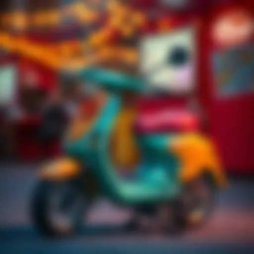 Pilsan Cool Scooter in vibrant colors