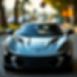 Close-up view of the Pilsan Panther 12 Volt car showcasing its sleek design