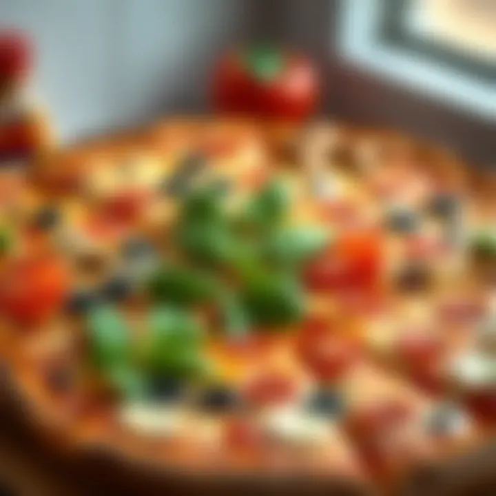 A vibrant pizza assortment showcasing various toppings