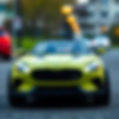 Safety features of a remote-controlled electric car highlighted